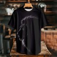 thumbnail image 5 of Ankishi Animal Shirts for Men Crewneck Novelty Animal Graphic Shirt Short Sleeve Tops for Dating Travel Streetwear, 5 of 6