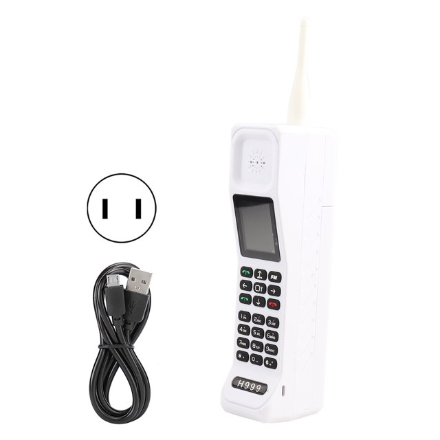 Teléfono móvil ZHCH FM vintage H999 con linterna y voz para personas mayores