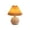 Yellow, variant on Eolstice Rattan Table Lamp, Pleated Woven Ball Bedside Lamp, Umbrella Shaped LED Night Light, Creative Ambient Lighting for Bedroom Living Room Home Decor,Beige