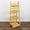 Gold, variant on LINJH Merchants Distressed Ladder Shelf - Rustic Leaning Bookshelf for Home Decor (Gold)