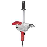 - Milwaukee 1660-6 Compact Corded Drill, 120 V, 7 A, 1/2 in Keyed Chuck, 0 - 450 rpm