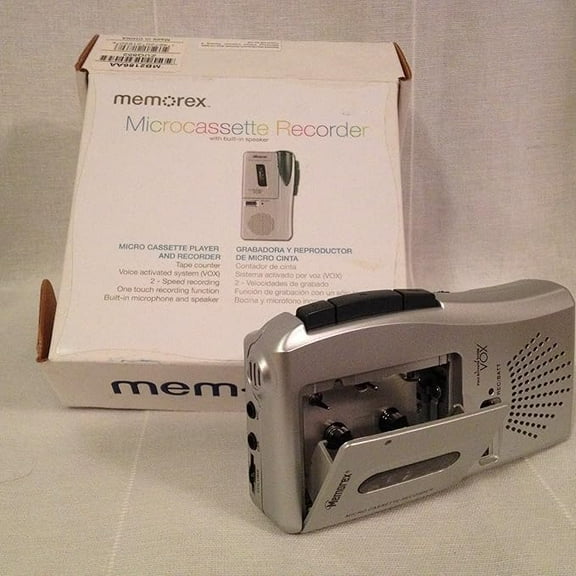 Pre-Owned Memorex MB2186A Micro Cassette Player Voice Recorder VOX Voice Activated