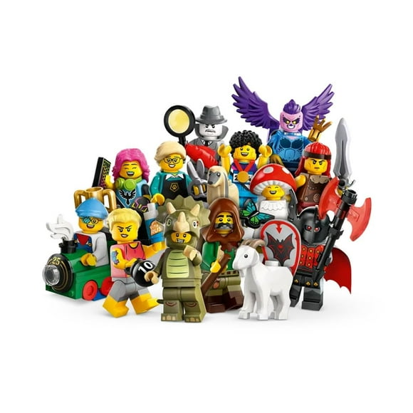LEGO Minifigures Series 25 Collectible Figures, Surprise Adventure Toy Building Set for Independent Play, Gift Idea for Boys, Mystery Figures, Girls and Kids Aged 5 Years Old and Up, 71045