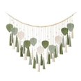 thumbnail image 1 of Macrame Wall Hanging Leaves- Chic Feather Boho Wall Decor Wowen Wall Art Leaf Tassels Tapestry for Home Office, 1 of 5