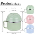 thumbnail image 3 of Stainless Steel Insulated Lunch Box - Portable Food Container Super Long Barrel - Clearance(C), 3 of 9