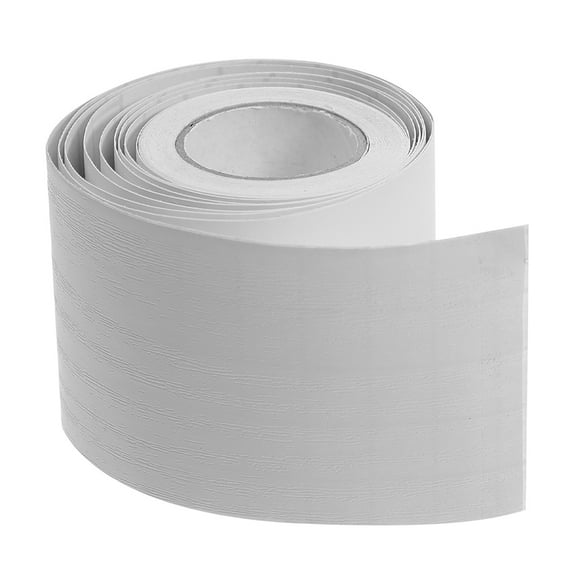 Hytrove Baseboard Trim Molding Grey Pvc 1 Roll 196.5In X 3.93In X 0.04In
