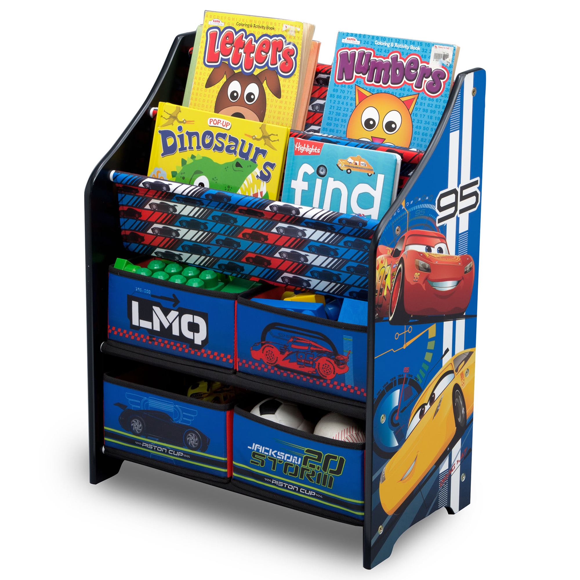 Disney/Pixar Cars Book and Toy Organizer for Kids/Toddlers by Delta Children, Greenguard Gold Certified - image 5 of 5