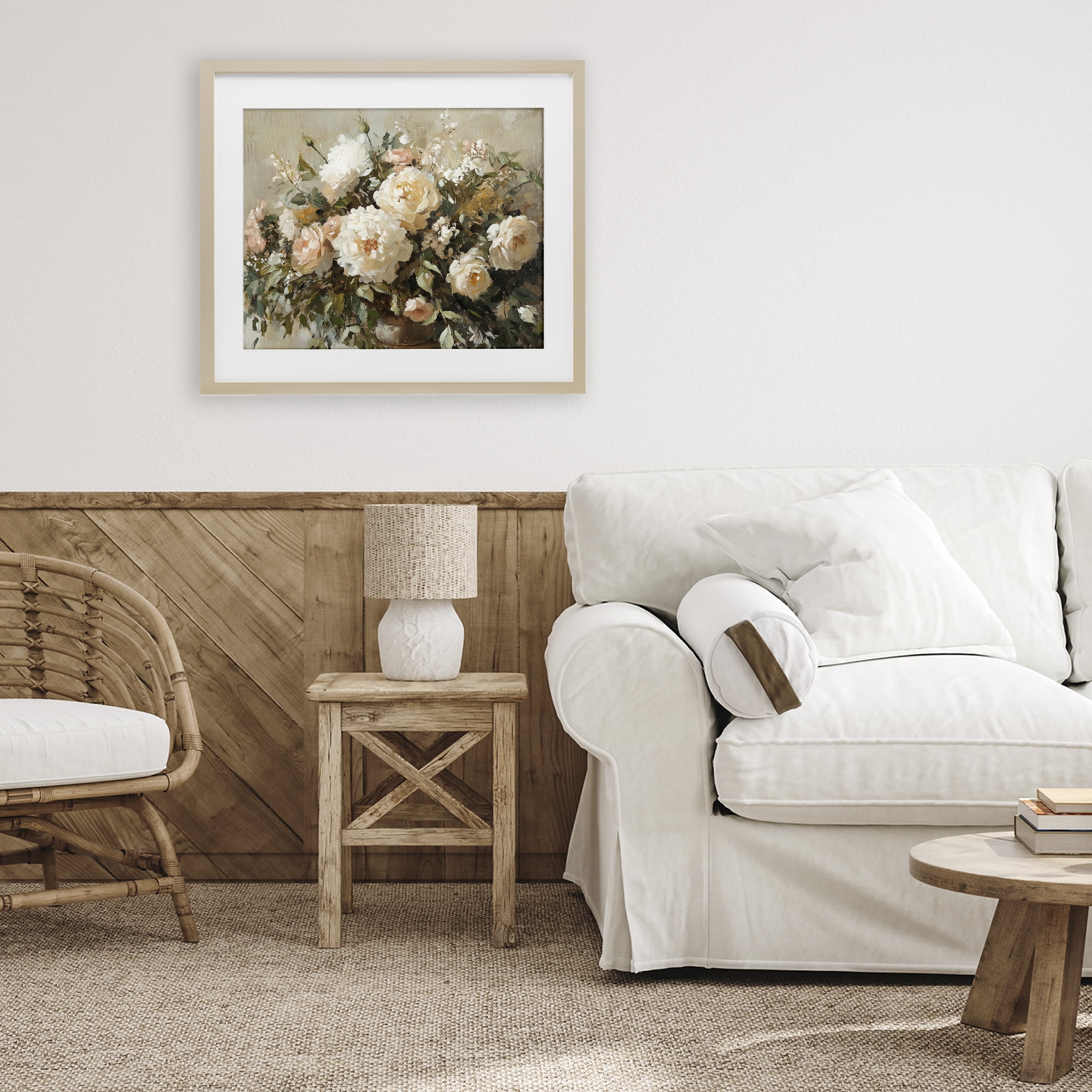 Stupell Industries Secret Garden Arrangement Birch Framed Print Under Glass, design by Heidi Kuntz