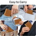 thumbnail image 5 of HIFA Vintage Leather Wallet for men, Mens Wallet – Soft Touch Rustic Leather, 5 Card Pockets (4 Inside, 1 Outside), Compact Convenience and Ideal Gift - Men's Wallet, 5 of 9