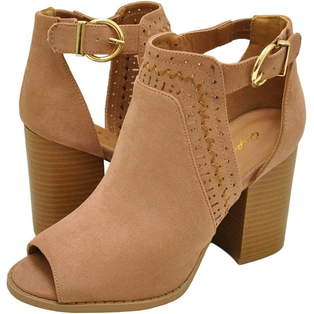 Bottines perforées shop femme
