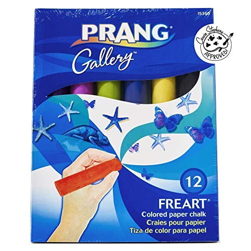 PRANG Freart - Tiza de papel de colores, grandes, redondos, Prang N/A