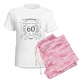 thumbnail image 6 of CafePress - 60Th Birthday Gag Gift Pajamas - Women's Short Sleeve Print T-Shirt and Pants Light Cotton Pajama Set, 6 of 7