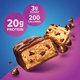thumbnail image 4 of Barras de proteína pura, altas en proteínas, refrigerios nutritivos para respaldar la energía, bajo en azúcar, sin gluten, chispas de chocolate masticables, 1.76 oz (paquete de 12), el empaque puede v, 4 of 5