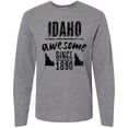 thumbnail image 3 of Inktastic Idaho Awesome Since 1890 Long Sleeve T-Shirt, 3 of 5