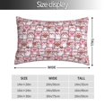 thumbnail image 2 of KLL Kawaii Pig Pillow Covers Envelope Closure,Super Soft and Cozy Fuzzy Fleece Pillow Case Cover (No pillow core） 16"x24", 2 of 5