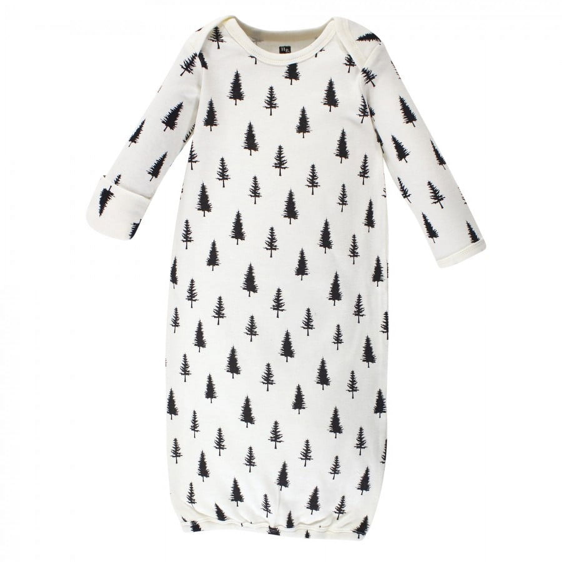 Hudson Baby Cotton Gowns, Moose, Preemie/Newborn