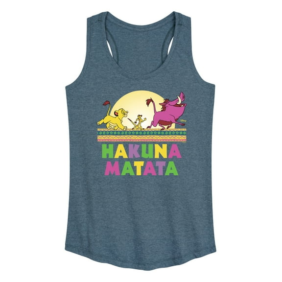 Disney - The Lion King - Hakuna Matata Scene - Women's Racerback Tank Top