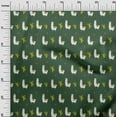 thumbnail image 2 of oneOone Polyester Lycra Dark Green Fabric Cactus & Sheep Diy Clothing Quilting Fabric Print Fabric By Yard 56 Inch Wide, 2 of 4