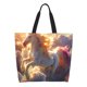 thumbnail image 1 of Balery Rainbow Cloud White Horse Bolsa Tote Estilo Estético con Cremalleras, Bolsa de Hombro, Bolsa de Compras Grande y Plegable, 1 of 8