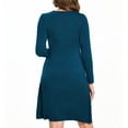 thumbnail image 5 of Beaisland Women's Maternity Nursing Dress Long Sleeve Midi Dress For Breastfeeding with Pockets, 5 of 6