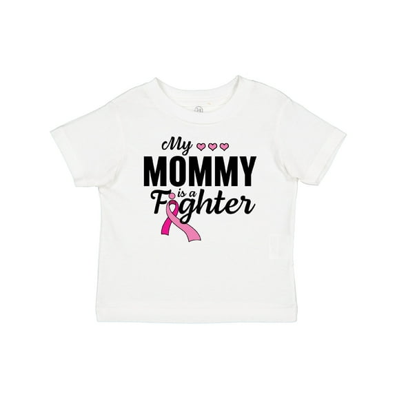 Inktastic Breast Cancer Awareness My Mommy is a Fighter Boys or Girls Baby T-Shirt