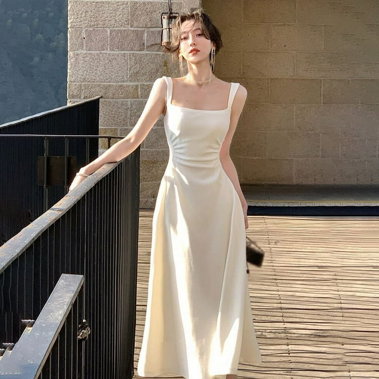 modcloth navy blue dress Simply Southern Shirred Schiffli Strapless Maxi Dress in Ocean Blue