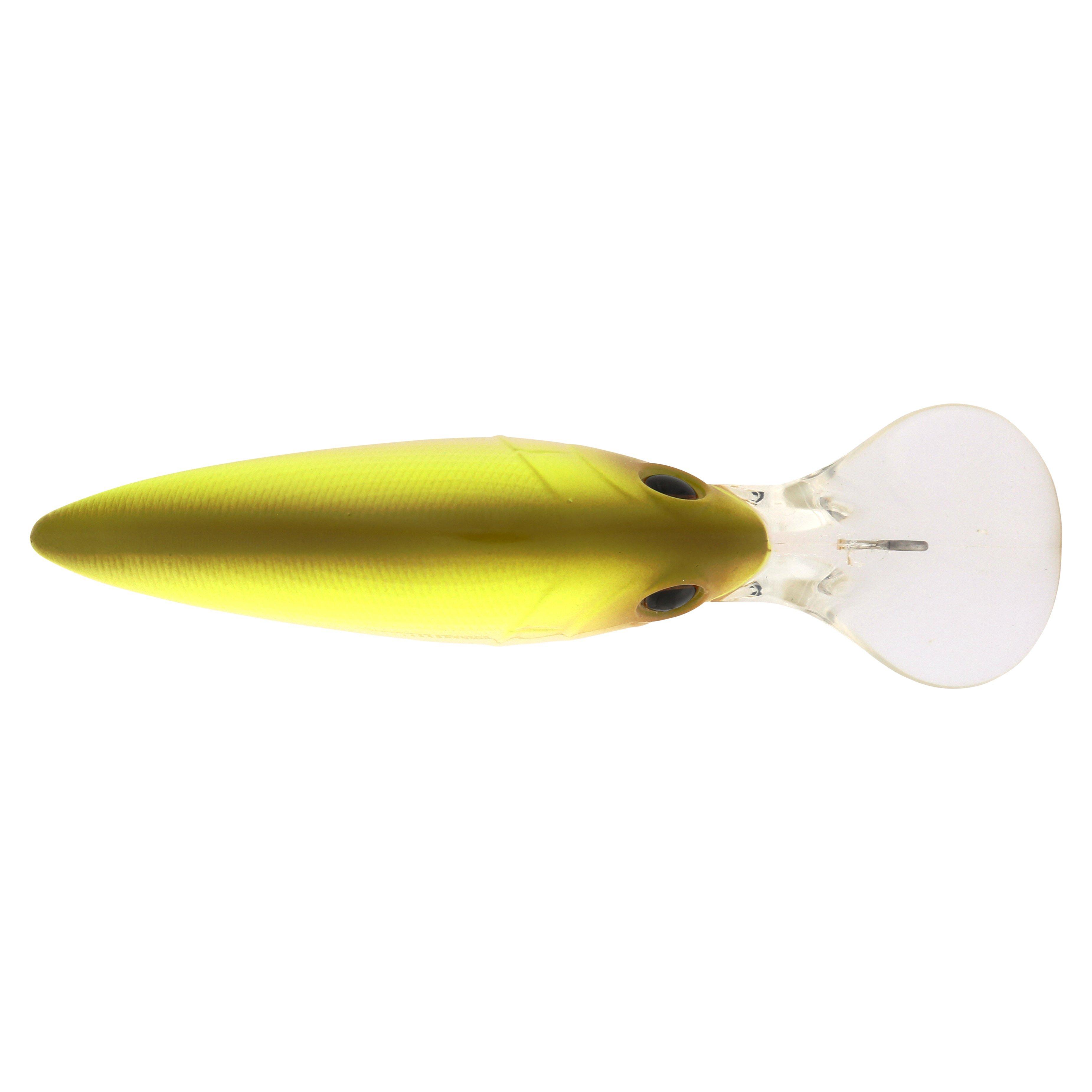 Berkley Money Badger Fishing Lure, Vanilla Chartreuse, 5/8 oz, 2.75in 7.25cm, Hybrid Baitfish-Crayfish Design, Patented FlashDisc Technology, Equipped with Sharp Fusion19 Hooks