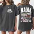 thumbnail image 4 of Mama World Tour Double Sided T-Shirt – Funny Mom Life Graphic Tee, Mama Make It All Happen Shirt, Perfect Mother’s Day Gift for Women, 4 of 6