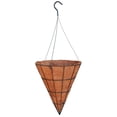 thumbnail image 1 of Topiary Art Works Panier Suspendu en Forme de Cône 14 Pouces avec Doublure et Cintre Rigide, 1 of 4