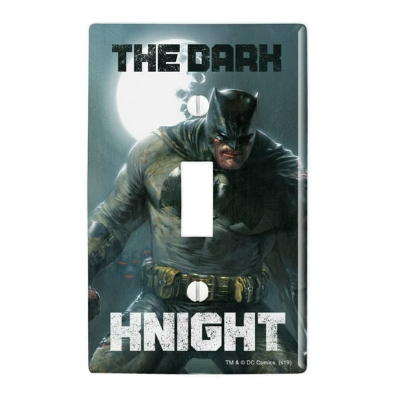 Batman The Dark Knight Plastic Wall Decor Toggle Light Switch Plate Cover