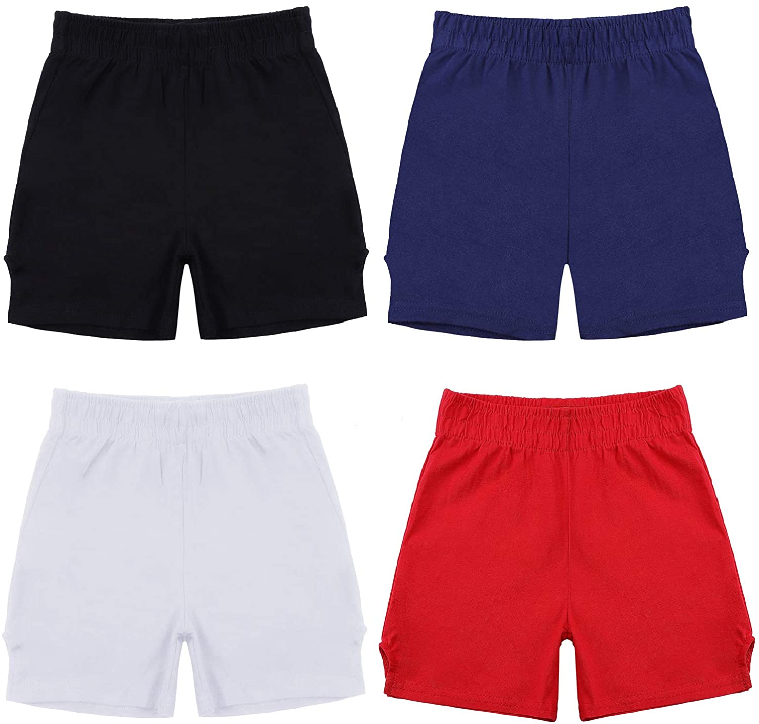 4 Pack Girls Authentic Cheer Short 