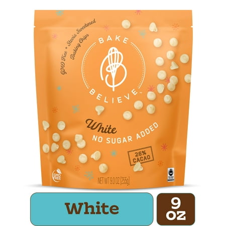 Bake Believe, Keto-Friendly, White Baking Chips, 9 oz