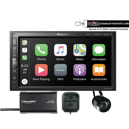 Pioneer DMH-C2550NEX Digital Media Receiver + SiriusXM Tuner + Bullet Camera