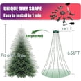 thumbnail image 2 of ASTRAEA 6.5FT Smart Christmas Tree Lights, 200LED RGB Color Changing String Lights Waterproof for Xmas Tree Decorations Indoor Outdoor, Multicolor, 2 of 8