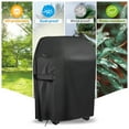 thumbnail image 7 of Grill Cover, Durable 420D BBQ Grill Cover 31/59'', Waterproof Barbecue Grill Cover with Storage Bag, Fits Grills of Weber Char-Broil Nexgrill Brinkmann, Windproof, UV Protection, 7 of 7