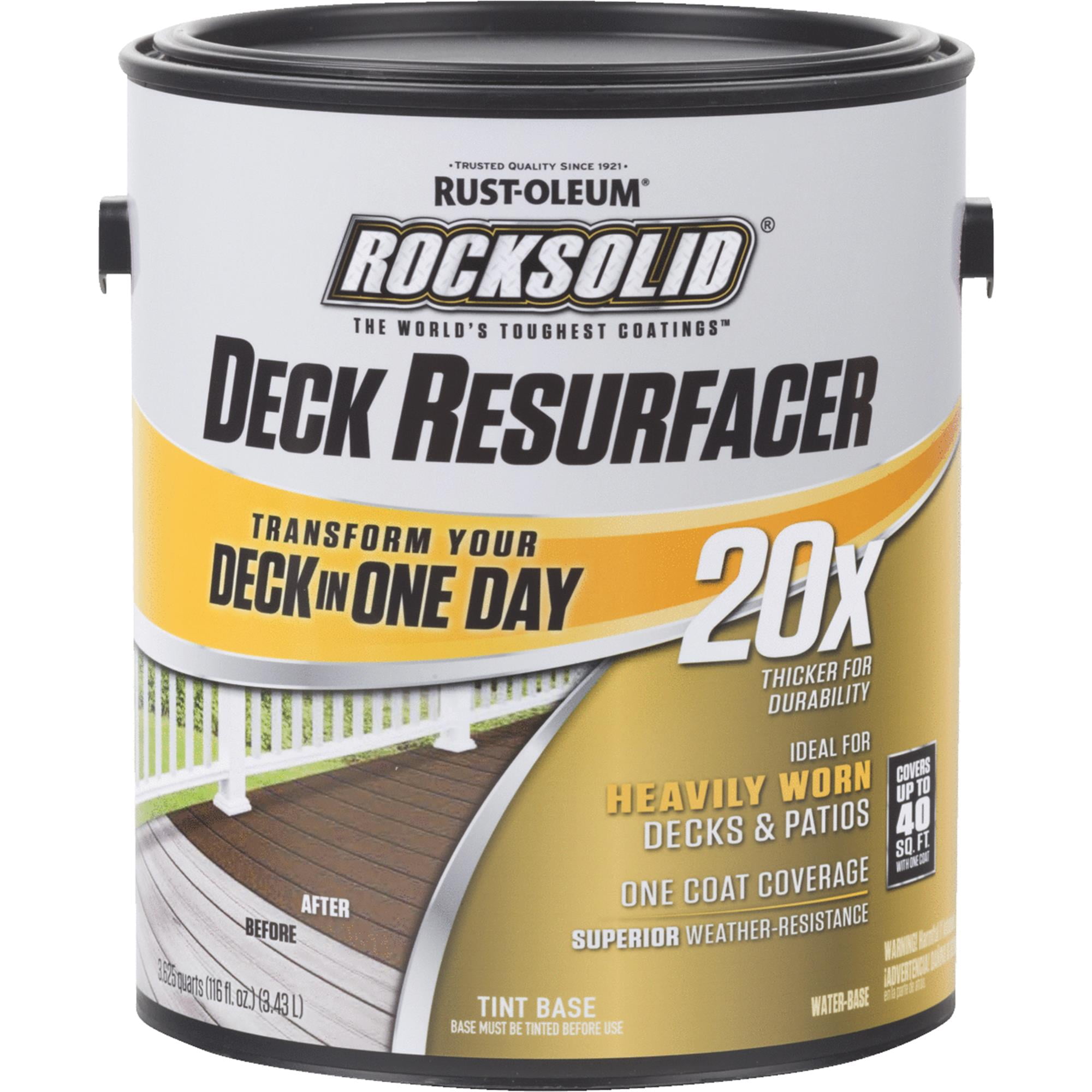 RustOleum RockSolid Tint Base Deck Resurfacer