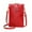 Red, variant on tumgatte Women Simply Fashion Bags, Mini Leather Mobile Phone Crossbody Bags Mobile Phone Bag Shoulder Handbag Wallet With Credit Card Slots Wal&mart Deals