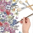 thumbnail image 3 of 9 Pcs Paint Brushes Set Different Shapes Glaze Brushes for Pottery Acrylic Watercolor Ceramic for P, 3 of 5