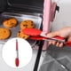 thumbnail image 4 of Pinzas de Acero Inoxidable con Puntas de Silicona, Resistente Al Calor, Antideslizante, Pinza pa Freír, Diseño de Bloqueo, Utensilio 12 pulgadas rojo Sunnimix Pinzas de cocina, 4 of 8