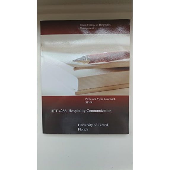 Pre-Owned HFT 4286: Hospitality Communication, 9781323515679, 1323515674, Paperback,