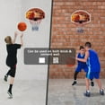 thumbnail image 3 of YYAo Basketball Hoop, Basketball System, Wall Mounted Fan Backboard with Basketball Hoop and 2 Nets, 3 of 11