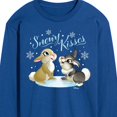 thumbnail image 3 of Disney Bambi - Christmas - Snowy Bunny Kisses - Men's Long Sleeve T-Shirt, 3 of 5