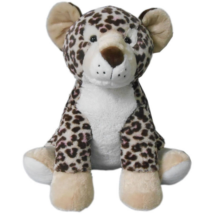 New Spark Create Imagine Stuffed Plush Large Multi-Colored Leopard 