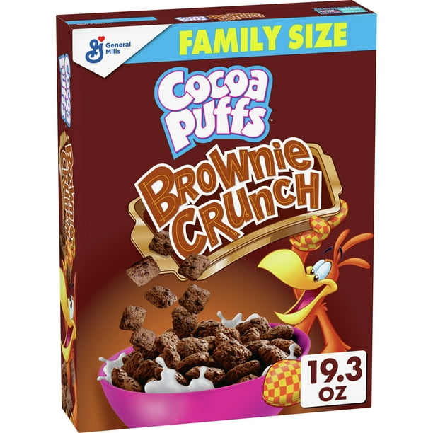 Cocoa Puffs Brownie Crunch Cereal, 19.3 oz - Walmart.com - Walmart.com