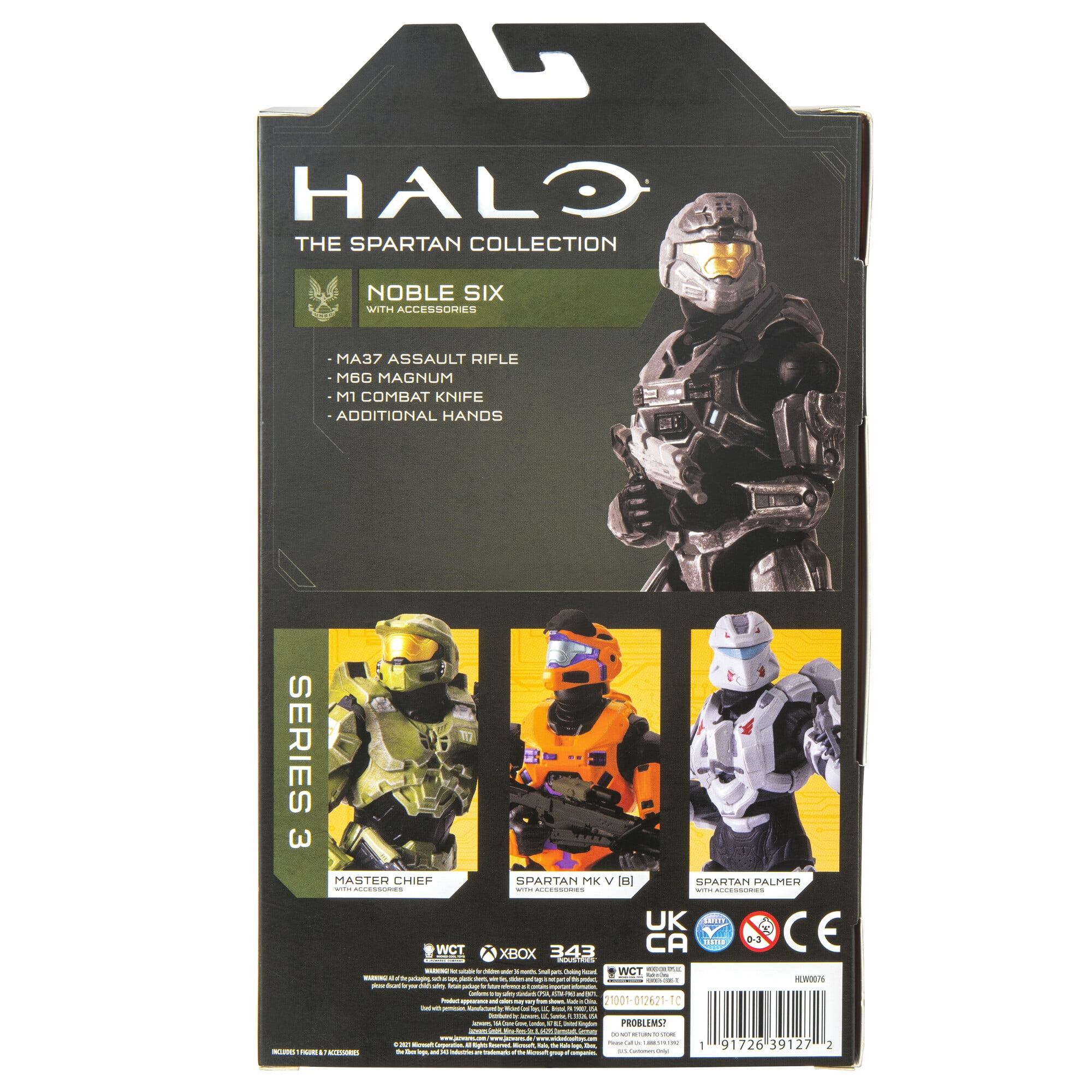 Halo The Spartan Collection Noble Six Action Figure Sets, 6 Halo The Spartan Collection Noble Six Action Figure Sets, 6