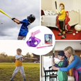 thumbnail image 3 of Pitching Machine Multifunctional Kids Baseball Trainer Outdoor Jug Game for Beginners Backyard Training Sports Set Purple 937G, 3 of 5