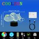 thumbnail image 3 of Luz nocturna LED con ilusión óptica 3D para bebés y niños, lámpara de perro 3D con 7 colores cambiantes, lámpara de noche táctil, decoración de dormitorio, lámpara de perro con cable USB, 3 of 5