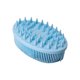 thumbnail image 1 of Juego de depurador corporal de silicona con soporte para jabón, cepillo de baño y champú 2 en 1, lufa exfoliante de silicona, hace espuma y es más higiénico que la lufa tradicional (azul) BANYUO Electrónica, 1 of 5