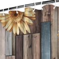thumbnail image 4 of Waterproof Sunflower Shower Curtain 72x84 Inch Colorful Floral Polyester Unique Shower Curtain for Bathroom Hotel Home Decor with 12 Plastic Hooks, 4 of 5