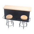 thumbnail image 4 of YSNOOWE 3 Pcs Micro World Decor Bar Counter Set Wood Assorted Color Layout Props, 4 of 8